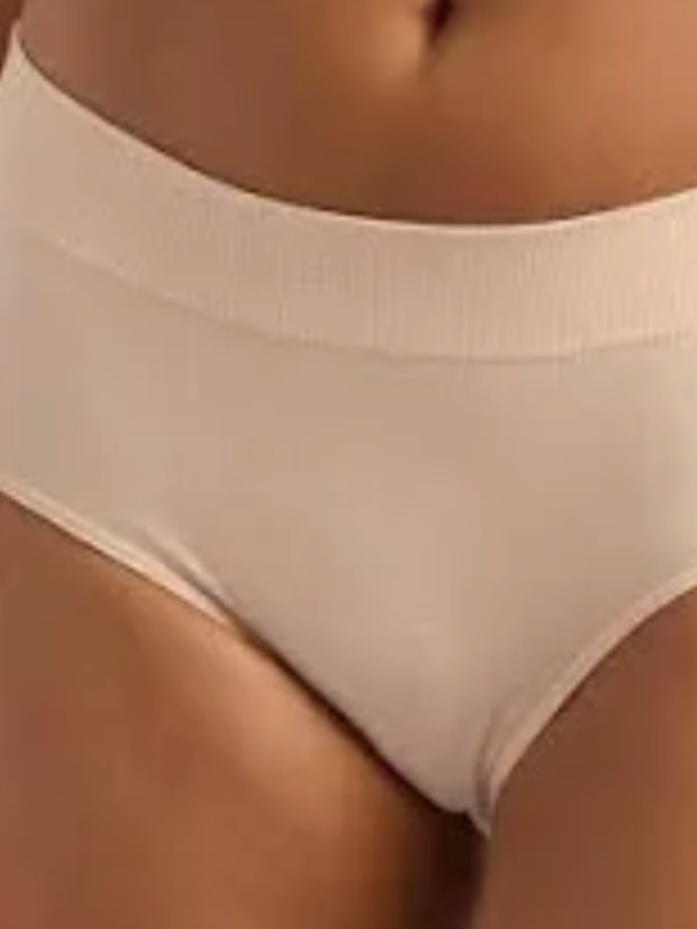 BOODY Women's Seamless High-Cut Brief - Powder Pink NWT XS